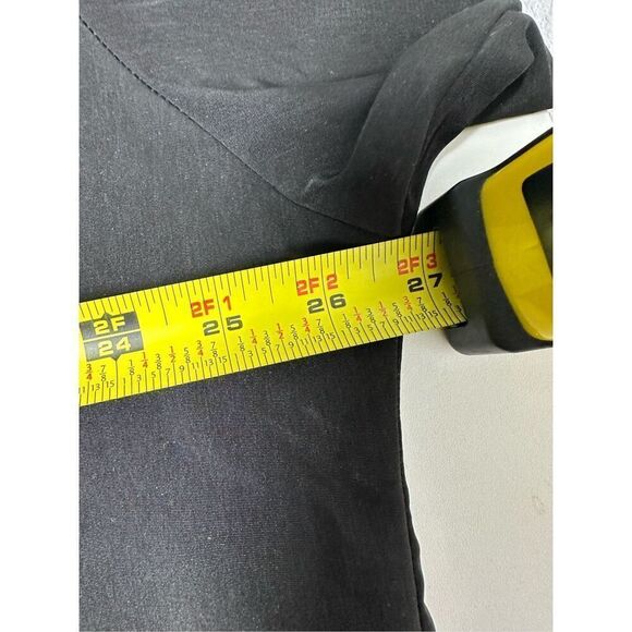 High Performance Men’s Long Sleeve Shirt Black Buttoned Sz XL Stand Collar*Notes - Picture 9 of 11